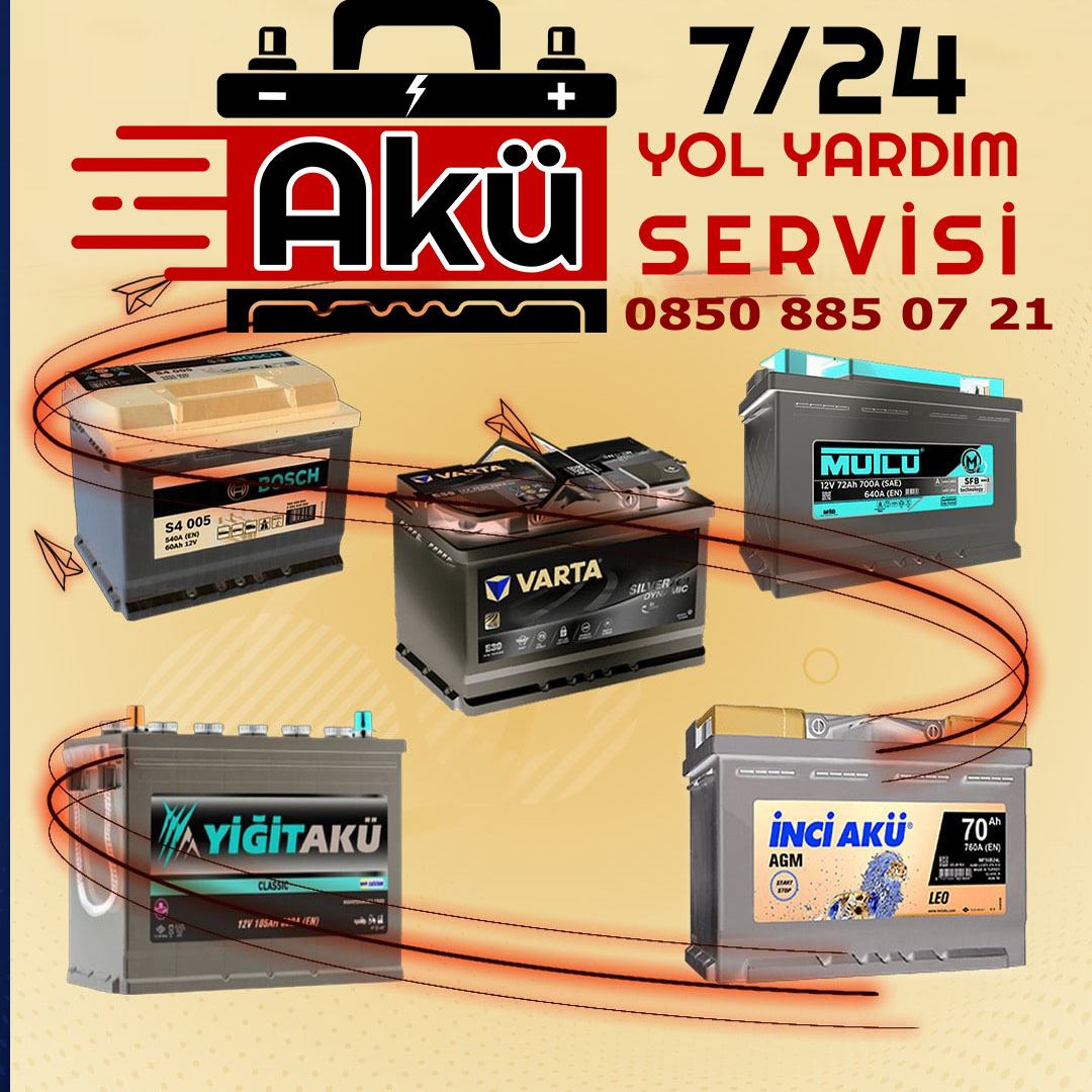 Antalya 7/24 akü servisi