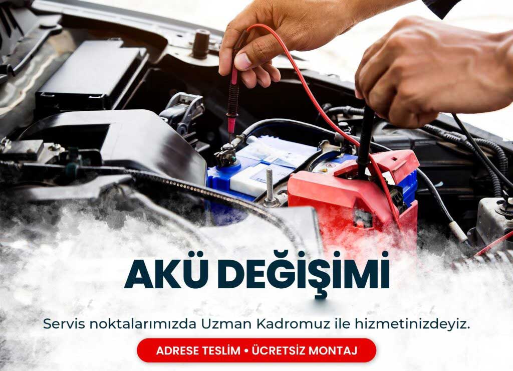 Yerinde akü değişimi